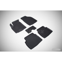 Резиновые коврики с высоким бортом для Chevrolet Aveo I 2003-2011