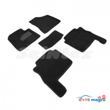 3D коврики для Hyundai Santa Fe II рест. 2010-2012
