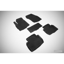 Резиновые коврики с высоким бортом для Mitsubishi Outlander II (XL) 2006-2012